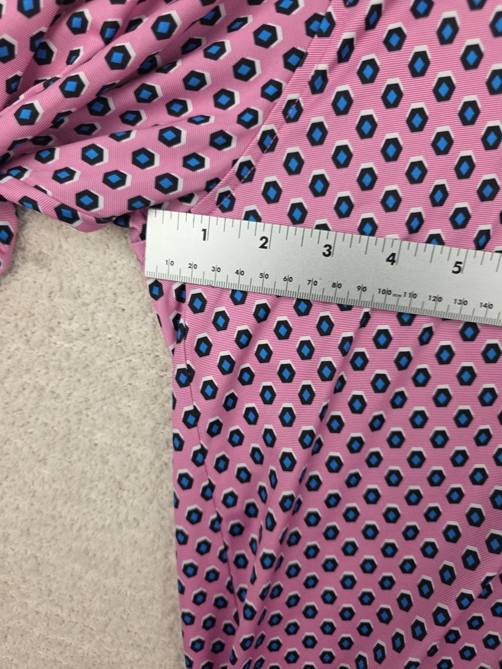 Men's Pink Patterned Short-Sleeve Polo with Black Collar FootJoy 3XL Golf - Picture 9 of 11